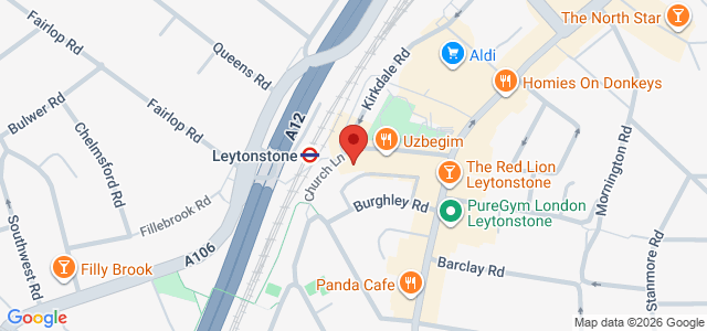 Map showing Dimsum & Noodles by APUS in Leytonstone
